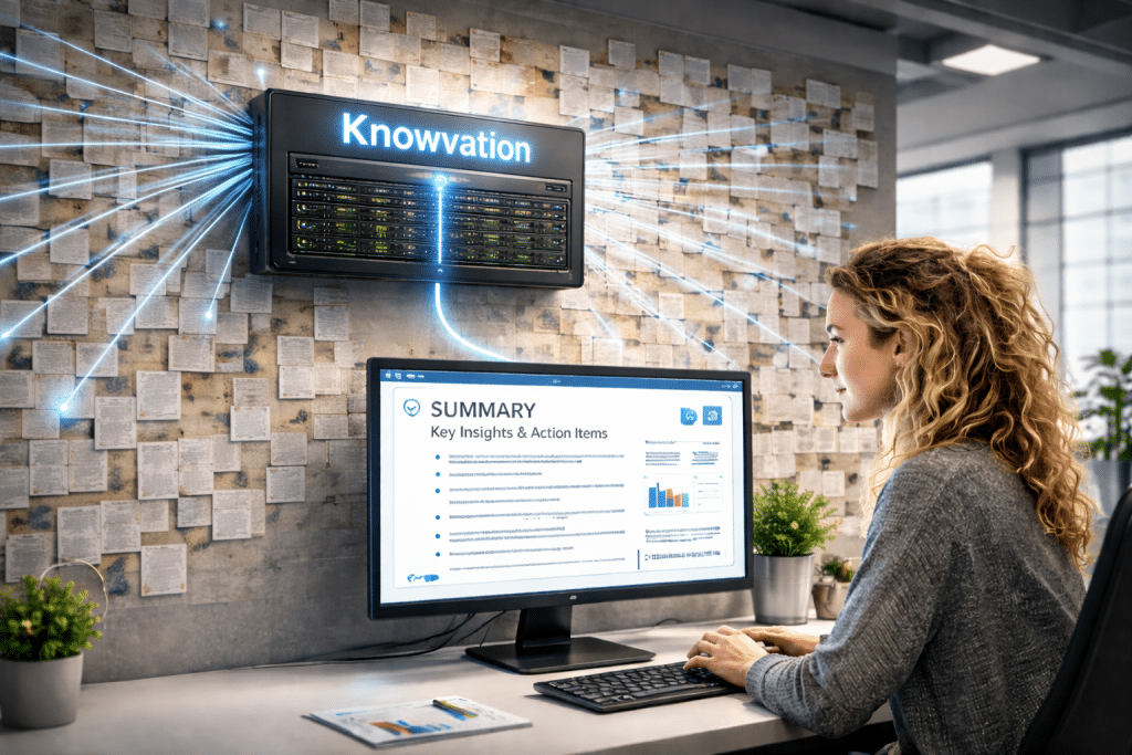 Knowvation at work, an AI workforce multiplier